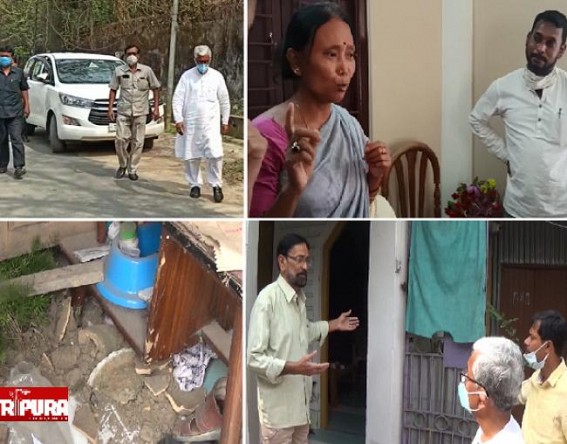 Manik Sarkar visited Violence Affected houses at Biplab Deb's constituency Banamalipur, Called Attackers 'Cowards' : Said, 'People will give them Answers in due time'